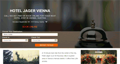Desktop Screenshot of hoteljagervienna.com